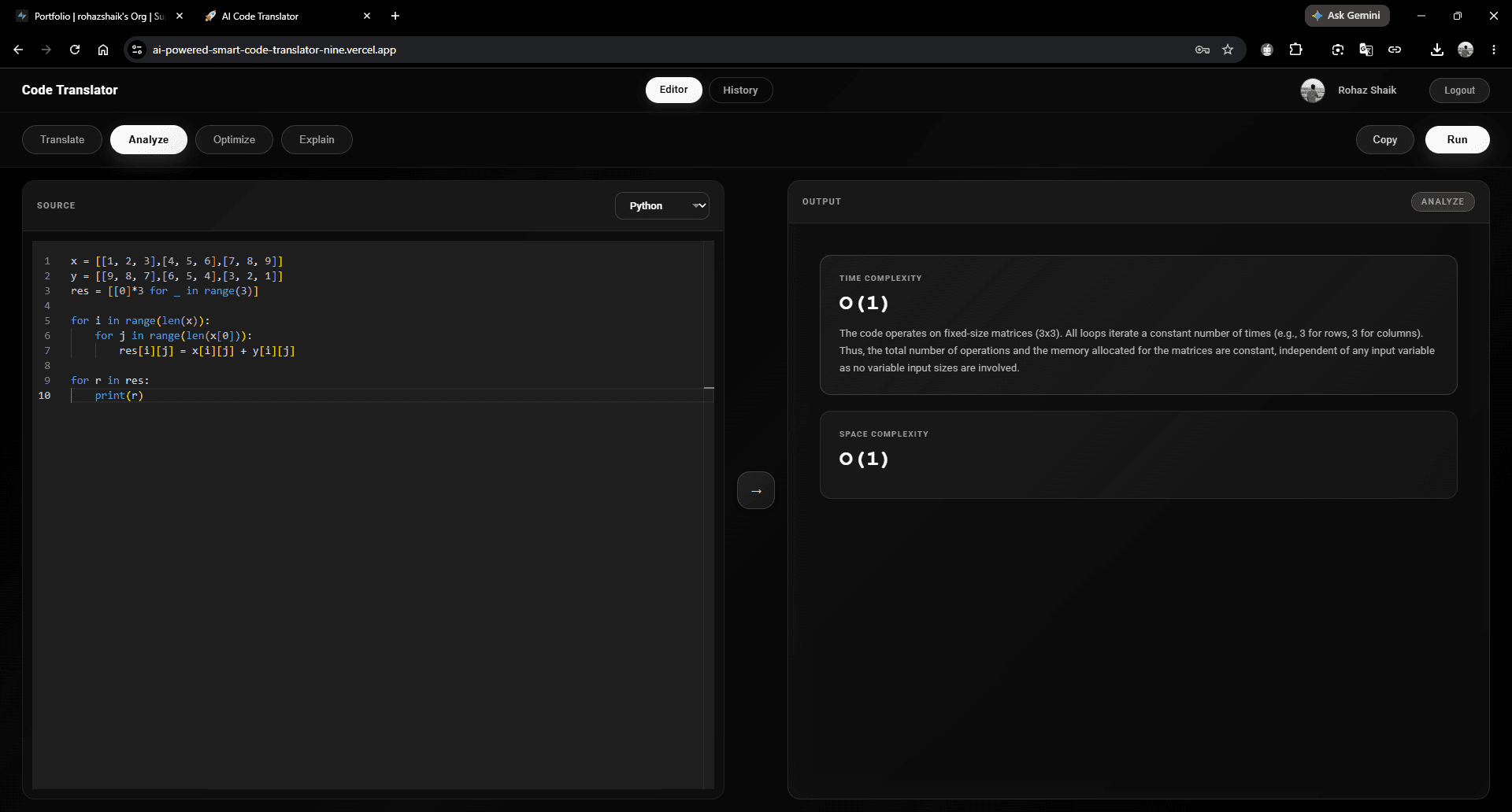AI-Powered Smart Code Translator screenshot 4