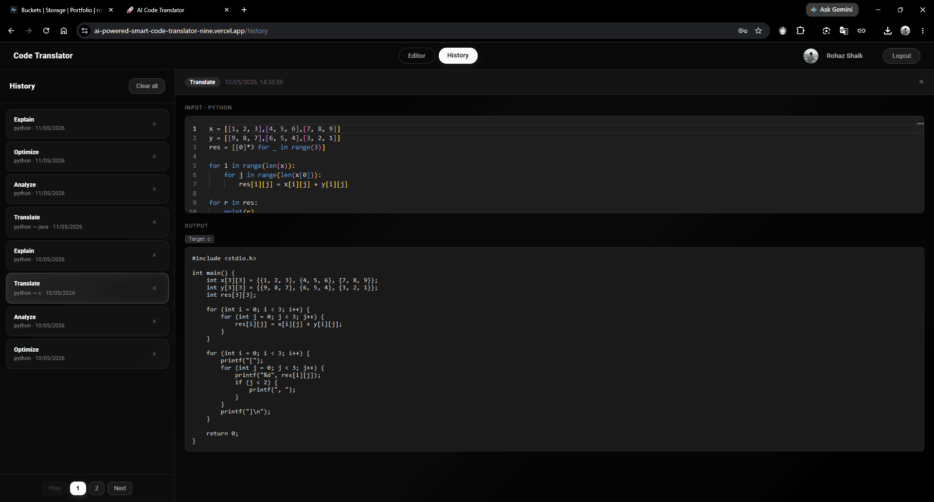 AI-Powered Smart Code Translator screenshot 7